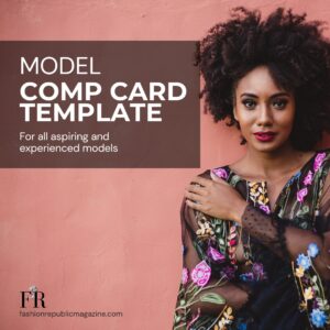 Model Comp Card Template